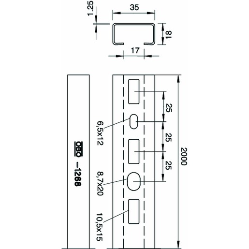 OBO Bettermann CML3518P1000A2 Turkey