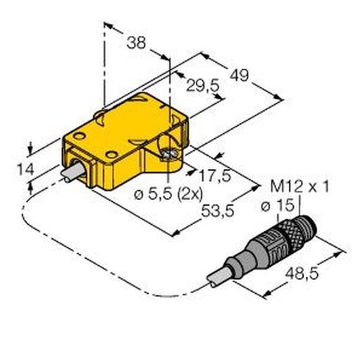 Turck RI360P1-QR14-ELIU5X2-0.3-RS5 Turkey