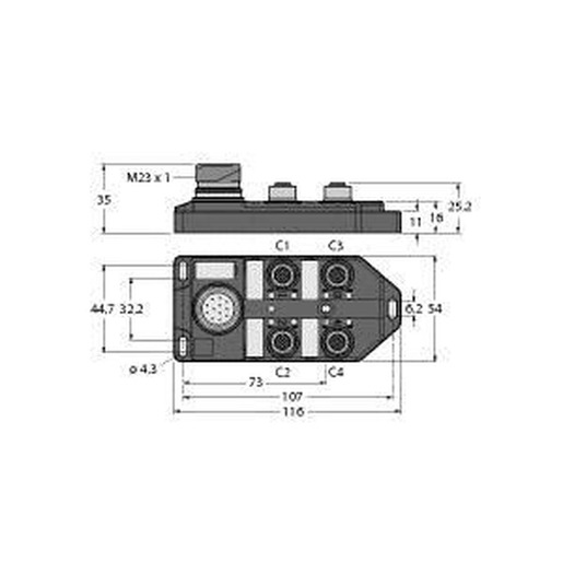 Turck TB-4M12-4P2-CS12T Turkey