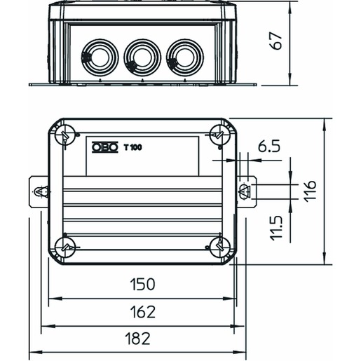 OBO Bettermann T 100 ED 10-6 AF Turkey