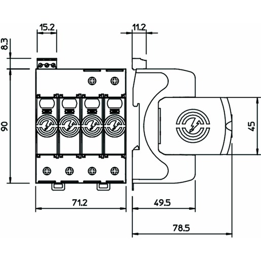 OBO Bettermann V50-3+NPE+FS-280 Turkey