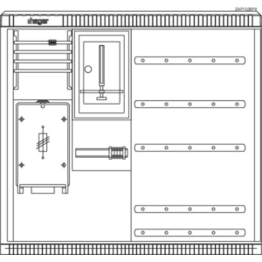 Hager ZAF102BF8 Turkey