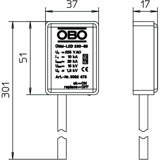 OBO Bettermann ÜSM-LED 230-65 Turkey