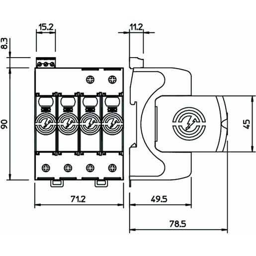 OBO Bettermann V20-3+NPE+FS-150 Turkey