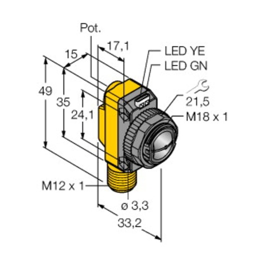 Turck QS18VP6CV15Q8 Turkey