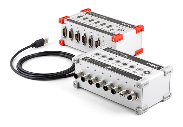 PEAK-System IPEH-004062 PCAN-USB X6 CAN-FD with D-Sub conn. incl. Turkey
