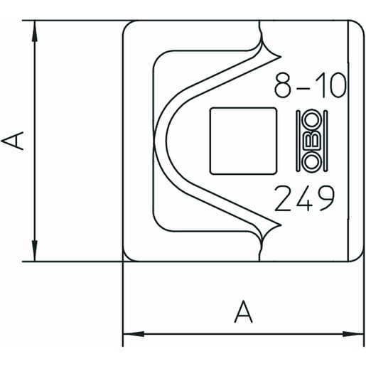 OBO Bettermann 249 8-10 ALU-OT Turkey