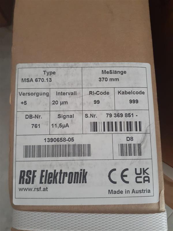 RFS ELEKTRONİK MSA 670.13 Linear Scale Turkey