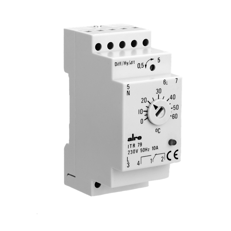 Alre ITR 79.504 Temperature controller for standard rail mounting, 0…60…°C Turkey