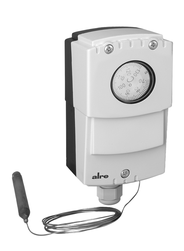 Alre JET-140 XF Capillary thermostat, wall mounting, 70…130…°C, adjustable hysteresis 220K, internal setting, capillary length 18m Turkey