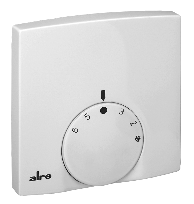 Alre RTBSB-201.500 Room thermostat, surface-mounted super flat, 5…30…°C, 230V AC, NC contact, 2-wire connection Turkey