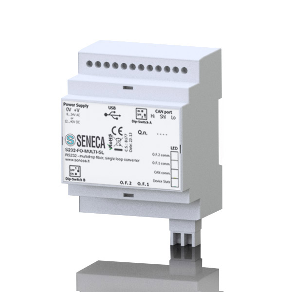 Seneca S232-FO RS232 to optical fiber converter Single mode/multimode fiber - single loop/double loop converter Turkey