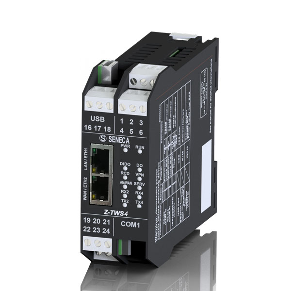 Seneca Z-TWS4-S-IO IEC 61131 Controller, Straton IDE, VPN router, built-in I/Os Turkey