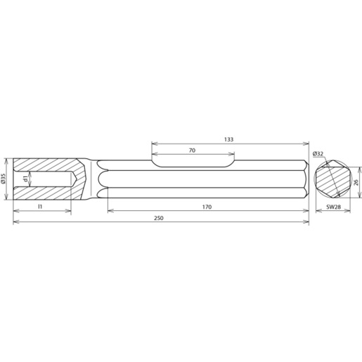 Dehn + Söhne HE TE 25 SW28 VH BO STBLANK Turkey