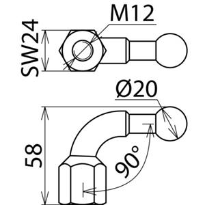 Dehn + Söhne KFP 20 W90 M12