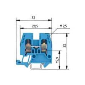 Wieland WKM  2,5 / 15 BLAU/V0 Turkey