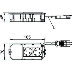 OBO Bettermann AGB2H1 3W