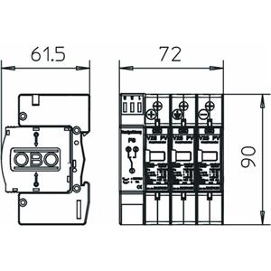 OBO Bettermann V25-B+C 3PHFS900