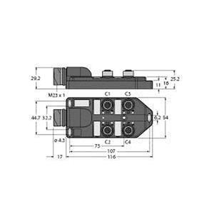Turck TB-4M12-4P2-CS12H Turkey