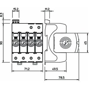 OBO Bettermann V20-3+NPE+FS-280