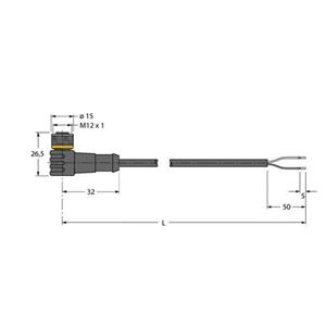 Turck WKC4.221T-2/TEB