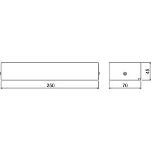 Nobilé Baldachin weiß für LED Panel Flat