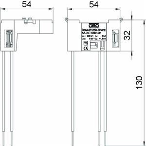 OBO Bettermann ÜSM-ST-230-1P+PE