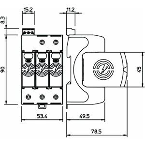 OBO Bettermann V20-3+FS-385