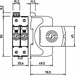 OBO Bettermann V50-1+NPE+FS-320 Turkey