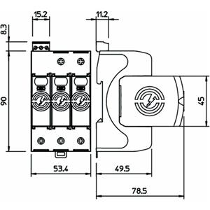 OBO Bettermann V20-3+FS-320