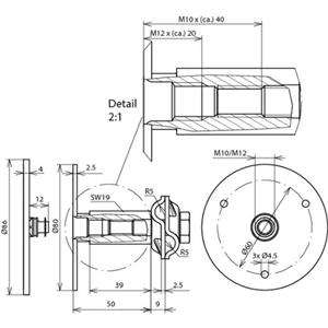 Dehn + Söhne EFPM M10 12 V4A MVK8.10 V2A Turkey