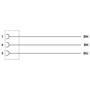 Phoenix Contact SAC-3P-M12FR/ 8,0-PUR/M12FR  VW