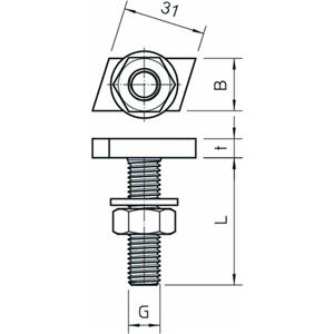 OBO Bettermann MS50HB M12x30 ZL