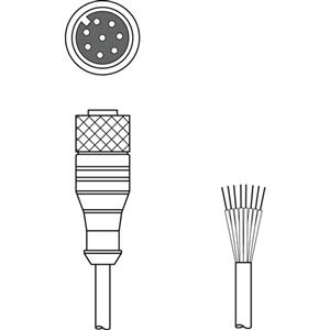 Leuze electronic KD S-M12-8A-P1-100 Turkey