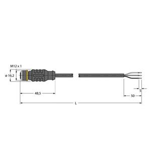 Turck RKC4T-P7X2-10/TEL