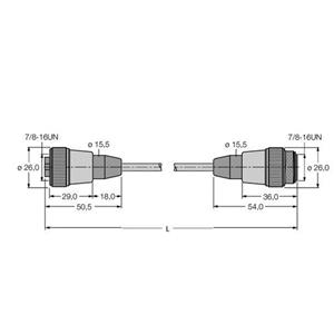 Turck RKM52-1-RSM52