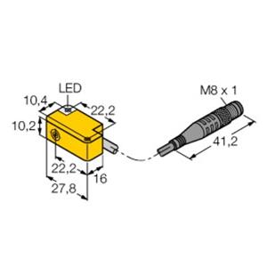 Turck NI5U-Q10S-AP6X-0.3-PSG3M