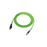 Keyence OP-88448 M8 male - RJ45 Ethernet cable 2 m