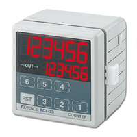 Keyence RC2-23 72-mm□ 6-digit 7-segment LED, One-stage Preset, AC Power Supply, Round Hole Mounting Turkey