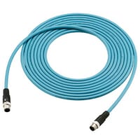 Keyence OP-88090 Ethernet cable M12 4pin - M12 4pin 5m