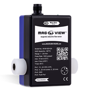 Bronkhorst MAG-VIEW MVM-002-QA Low-Flow Magnetic Inductive Flow Meter for water-like liquids