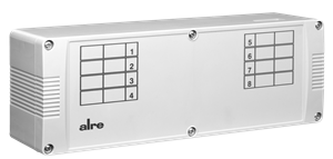 Alre VOORL-318.053 Terminal strip, H/C changeover via external contact, pump logic, max 8 room thermostats and 32 valve actuators, IP20