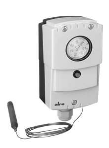Alre JET-133 XF Capillary thermostat, wall mounting, 40…100…°C, internal setting, external resetting, capillary length 18m Turkey