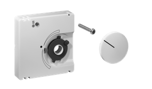 Alre JZ-008.000 Cover set for room thermostat for cooling ceilings KTRRU-052244, 50×50, pure white (RAL9010), gloss Turkey