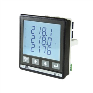 Seneca S711E Three-phase Power Meter with wide display (ENERGY Plus)