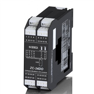 Seneca ZC-24DO 24 CH digital output CANopen / ModBUS RS485 Turkey