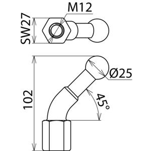 Dehn + Söhne KFP 25 W45 M12 Turkey