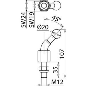 Dehn + Söhne KFP 20 W45 M12 35SSM