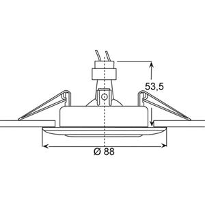 Nobilé D 3830 nickel-gebürstet