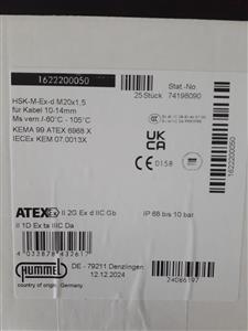 Hummel HSK-M-Ex-d M20x1,5 Kablo Rakoru_0 Turkey